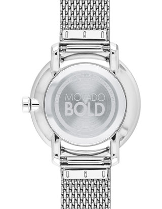 Movado Women S Stainless Steel Bold Mesh Bracelet Watch Belk
