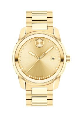 Movado Men's Bold Gold Steel Bracelet Watch