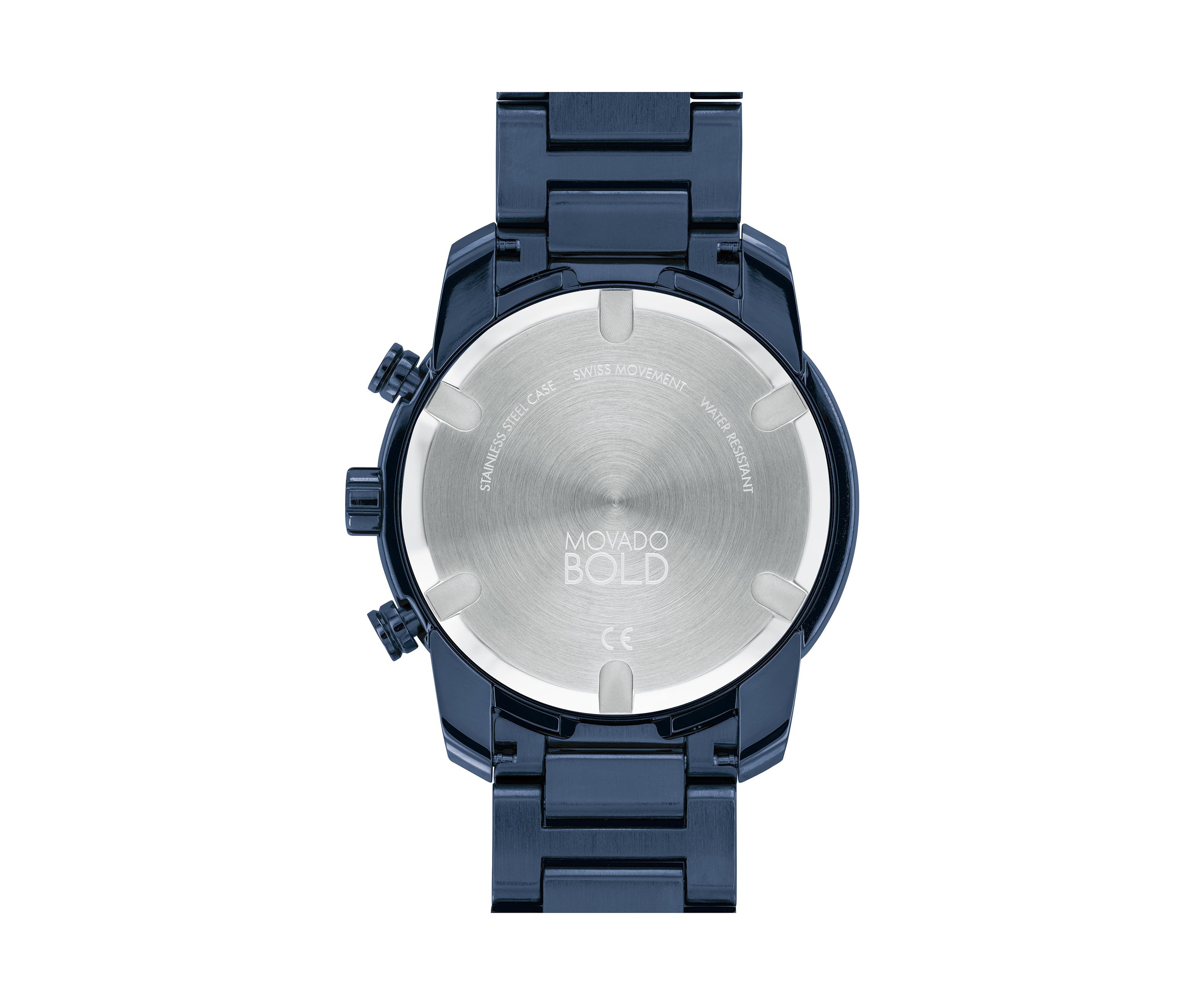 Mens Bold Dark Blue Bracelet Watch