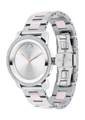 Silver Dial Bracelet Watch 