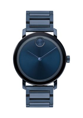 Movado Men's Bold Blue Dial Bracelet Watch