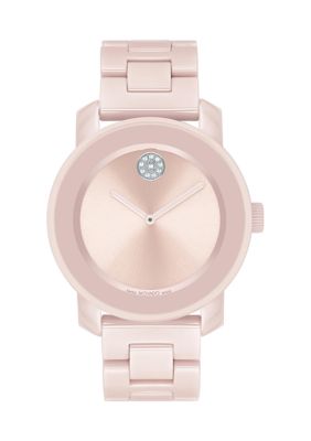 Movado Women's Bold Iconic Metals Blush Watch -  54002803600804