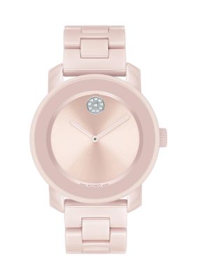 Movado Women's Bold Iconic Metals Blush Watch