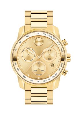 Movado Men's Bold Gold Steel Bracelet Watch