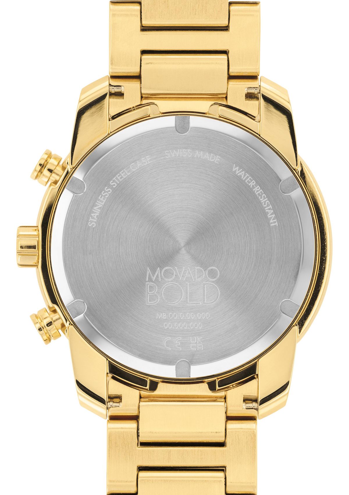 Bold Gold Steel Bracelet Watch