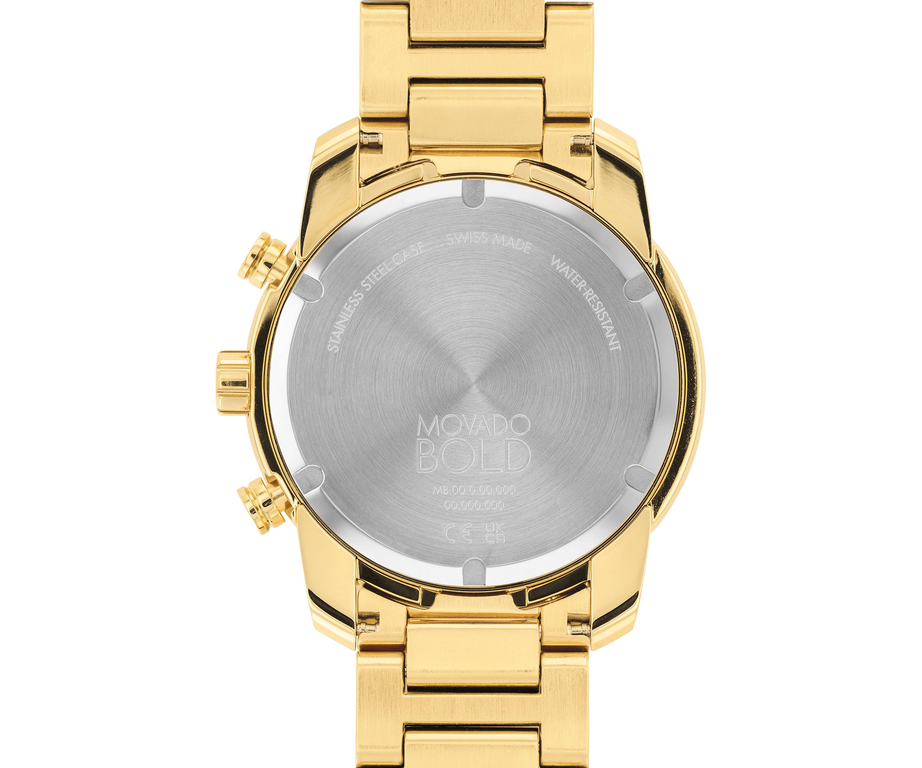 Bold Gold Steel Bracelet Watch
