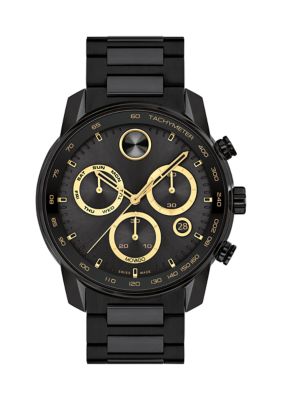 Movado Men's Bold Verso Watch, Black -  0885997462969
