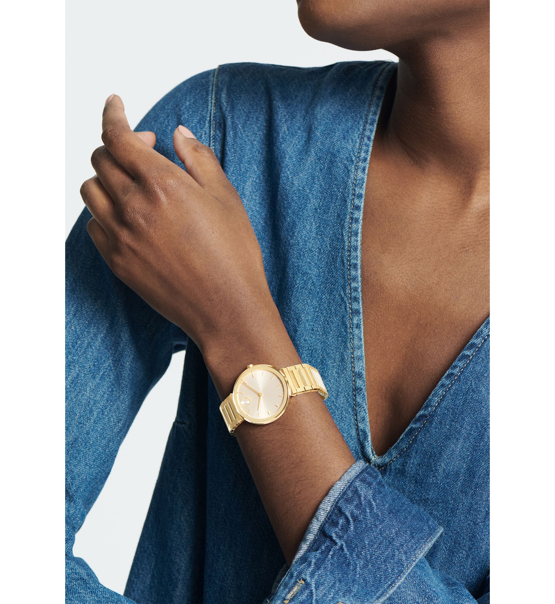 Womens Bold Horizon Beige Dial Watch