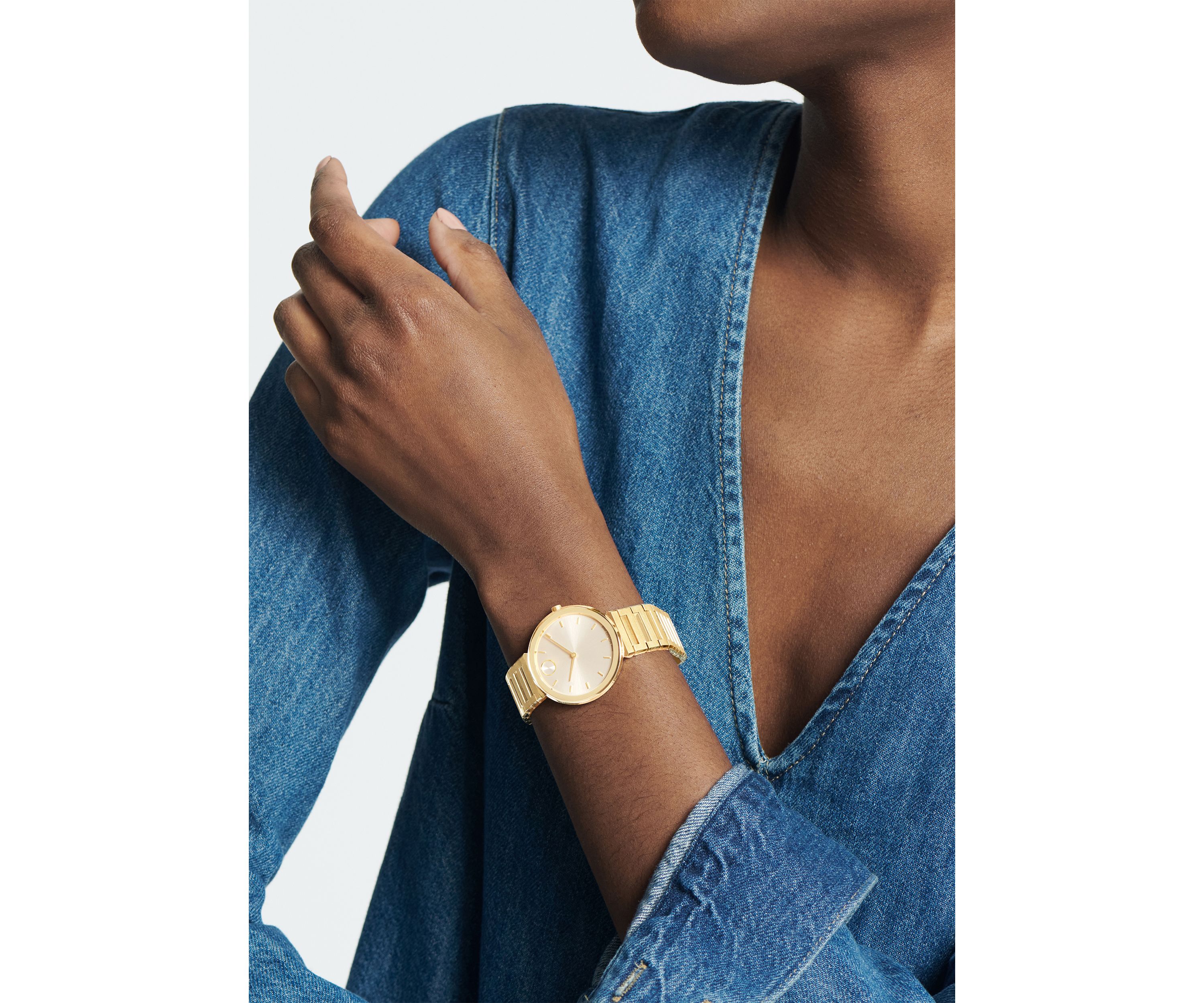 Womens Bold Horizon Beige Dial Watch