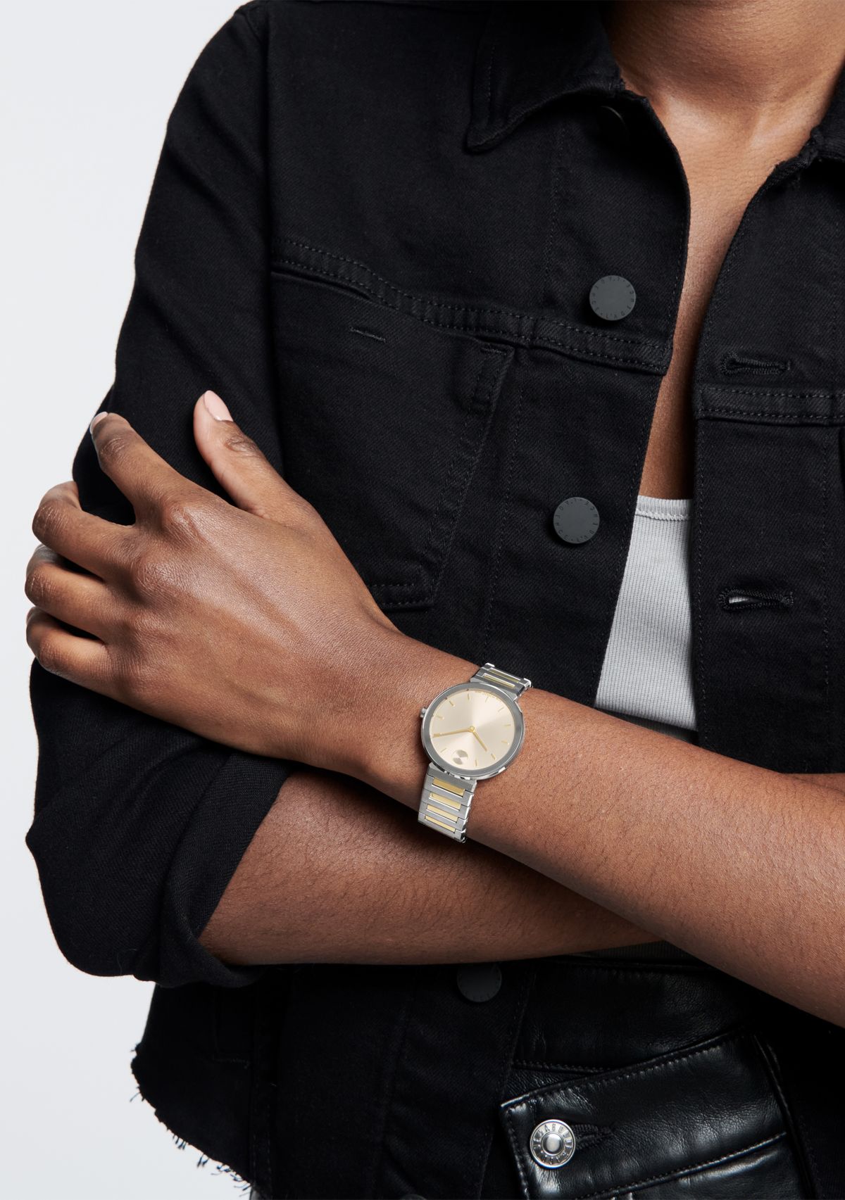 Womens Bold Horizon Beige Dial Watch