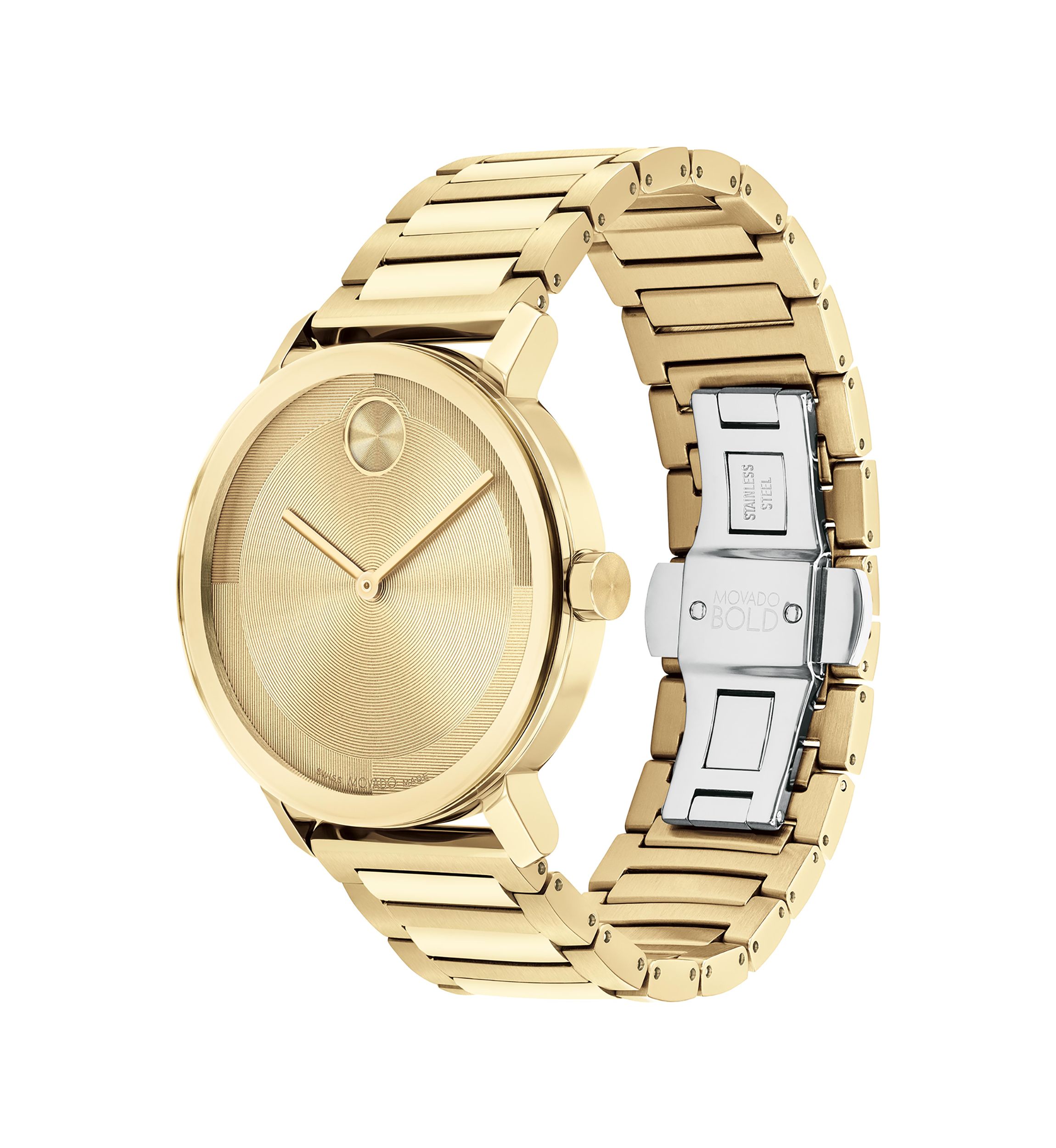 Mens Bold Evolution 2 Gold Bracelet