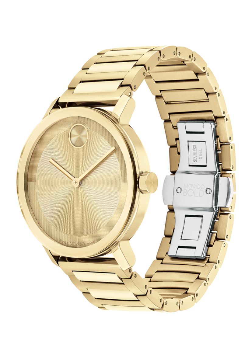 Mens Bold Evolution 2 Gold Bracelet