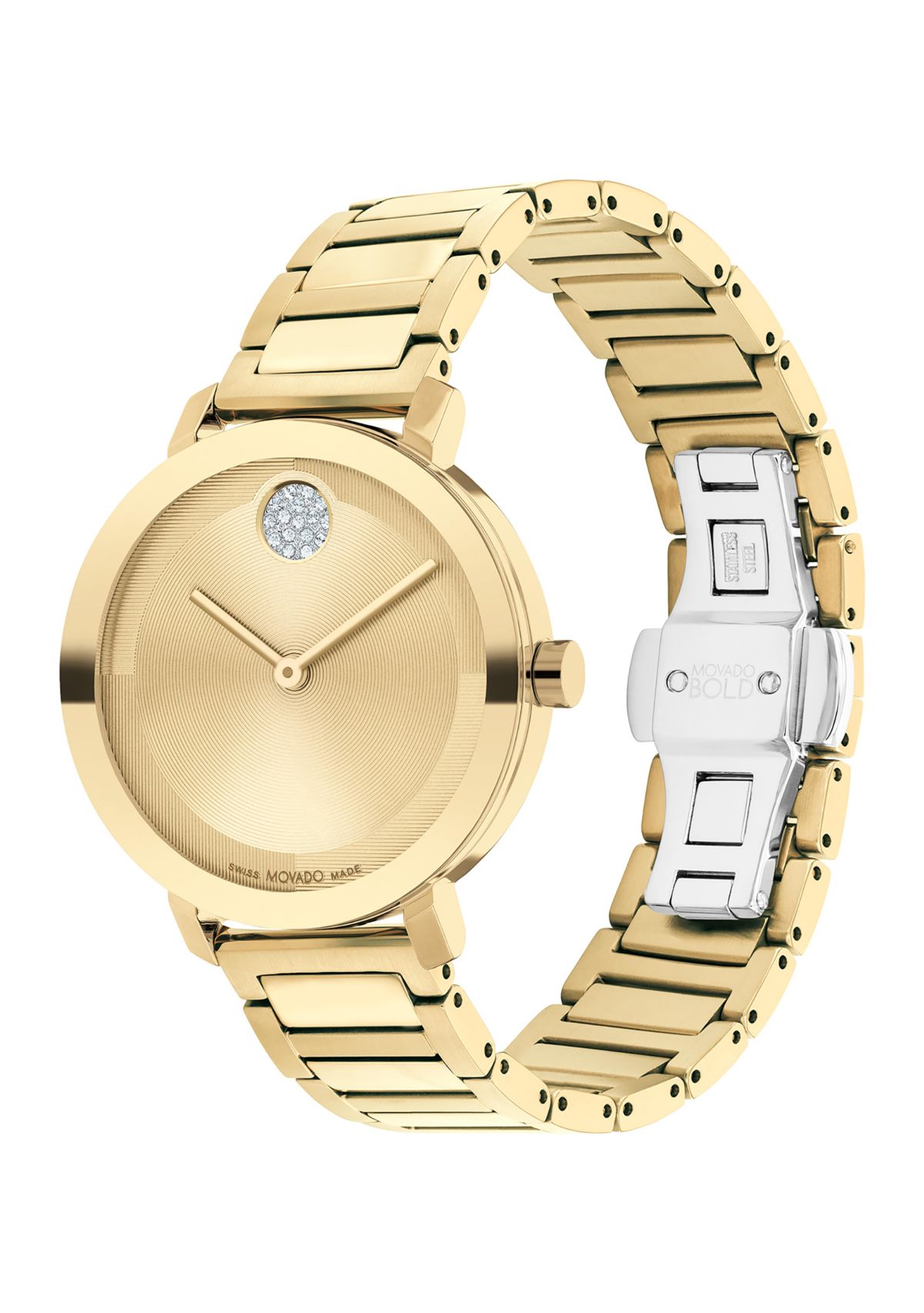 Womens Bold Evolution 2 Gold Bracelet Watch