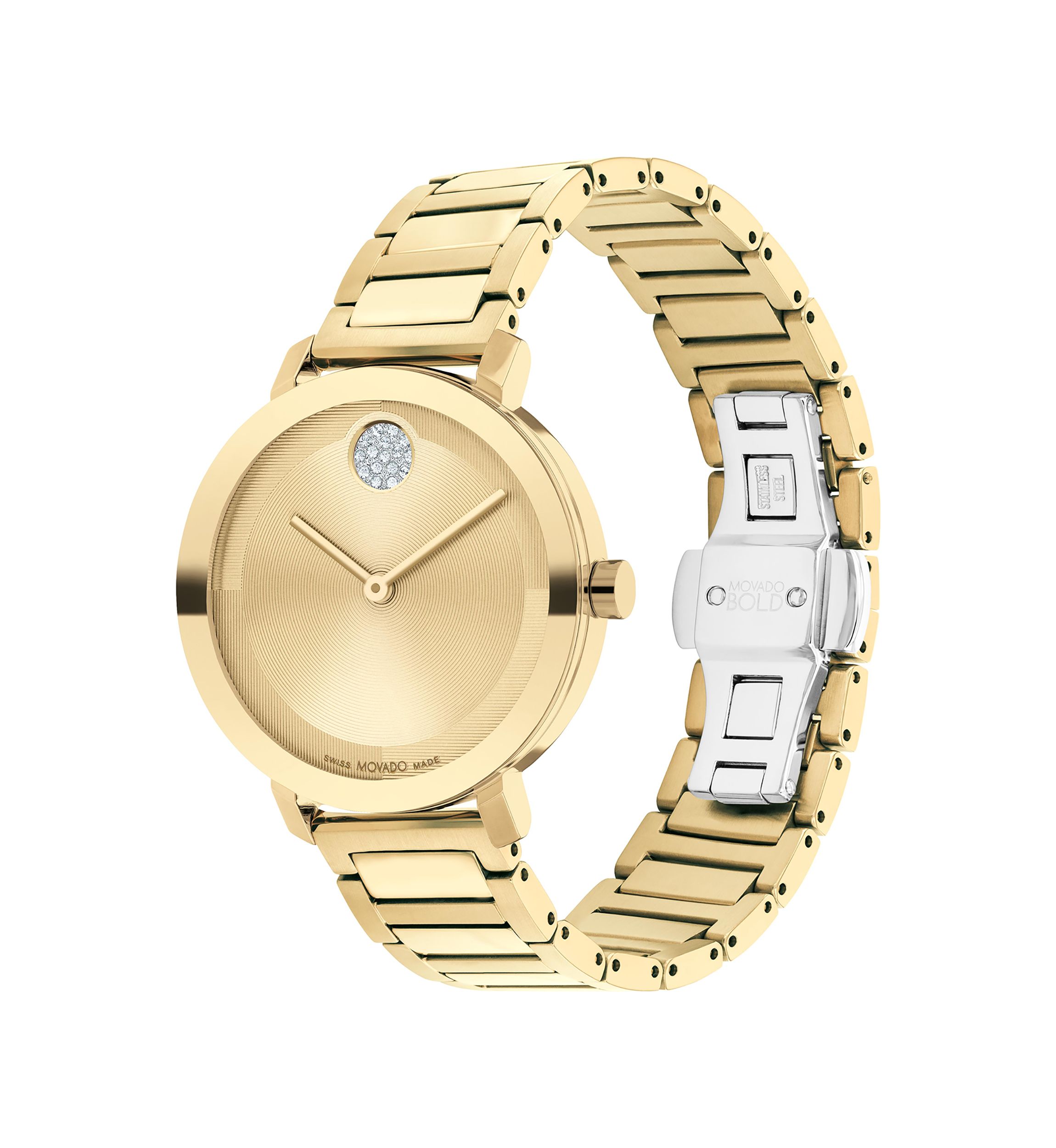 Womens Bold Evolution 2 Gold Bracelet Watch
