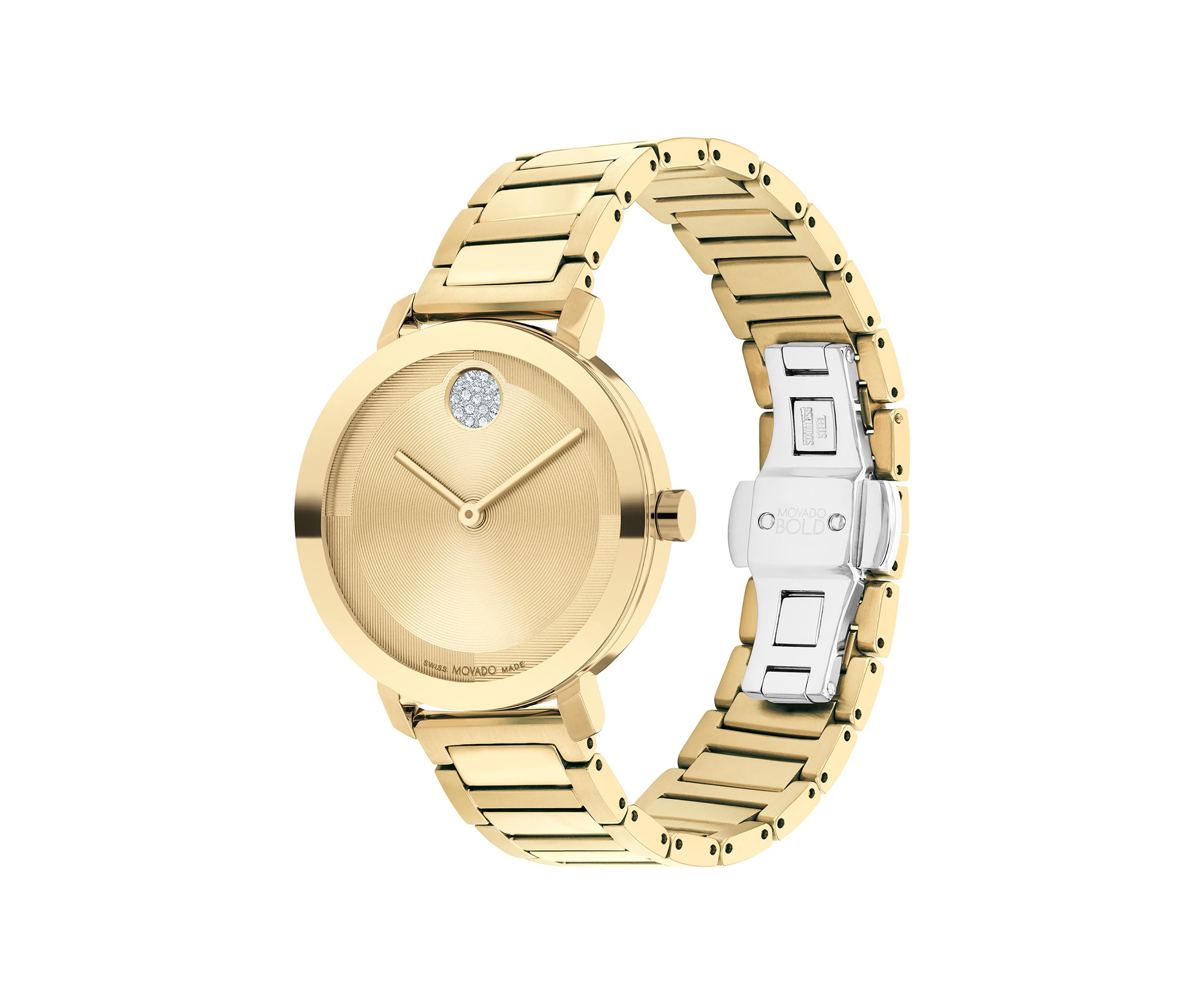 Womens Bold Evolution 2 Gold Bracelet Watch