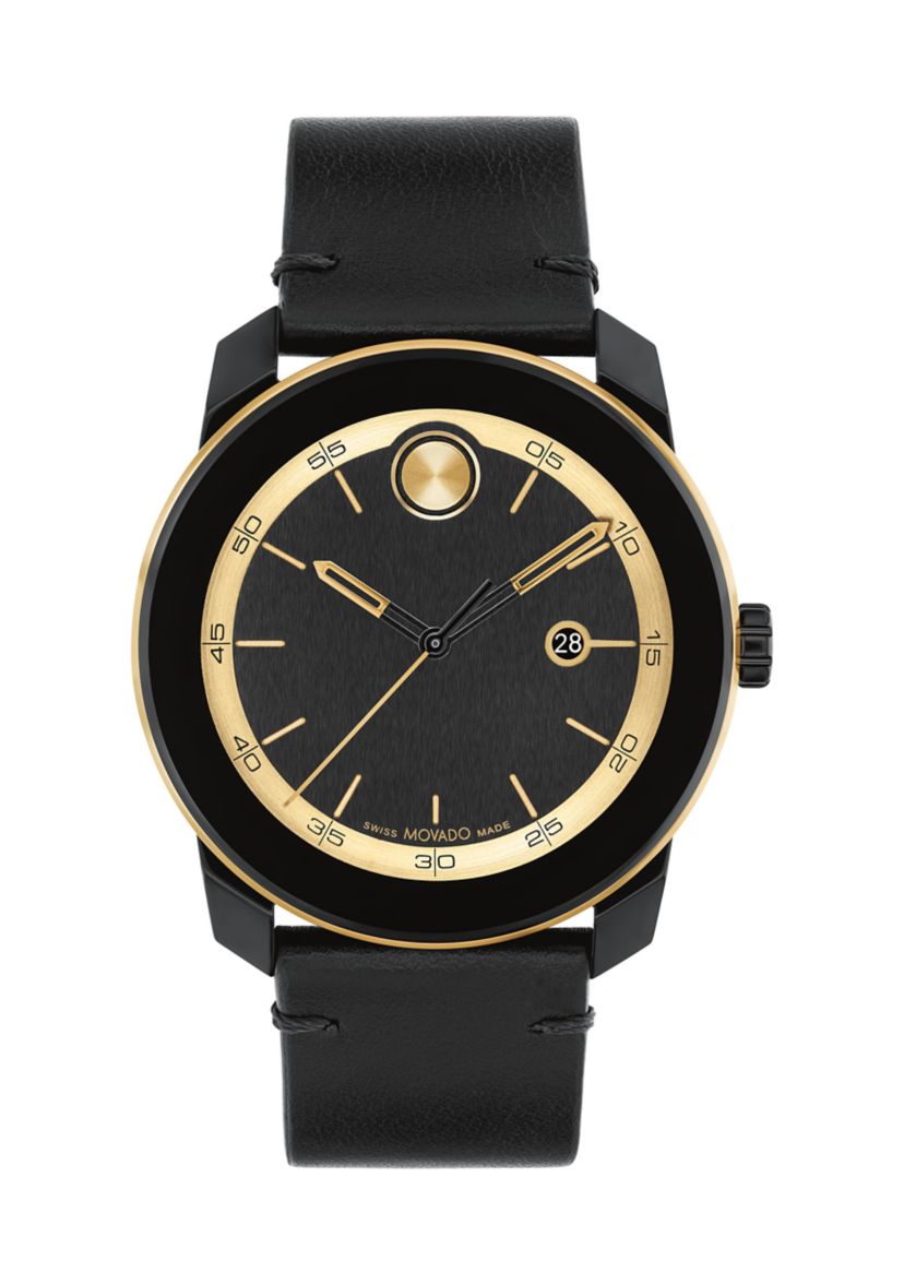 Mens Bold TR90 Gold Accent Watch