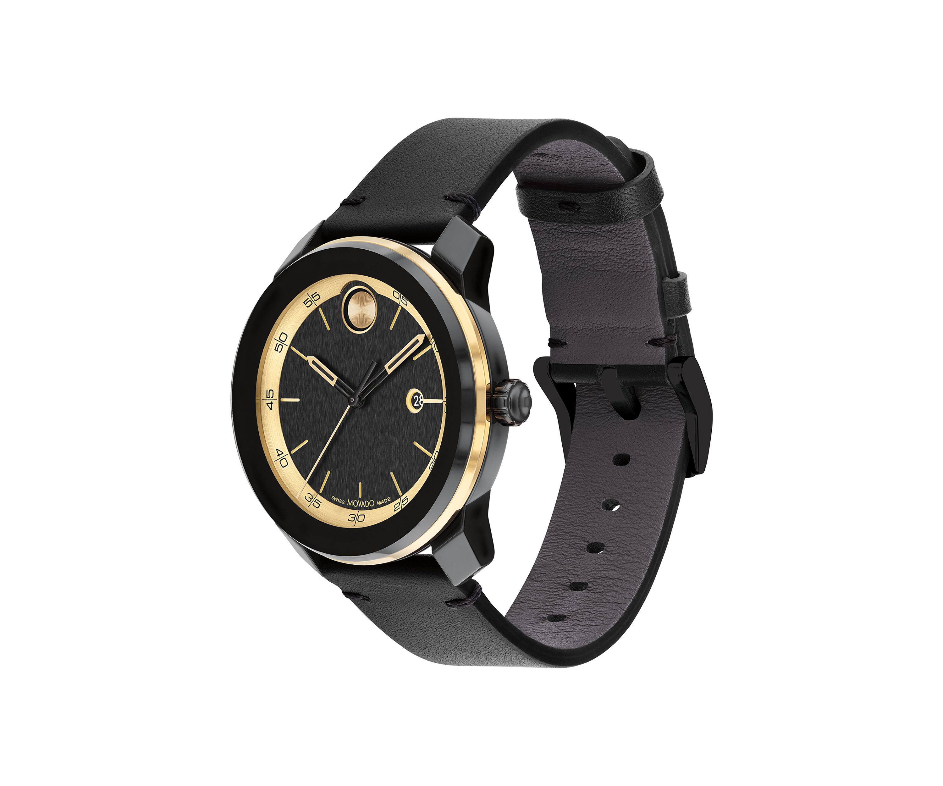 Mens Bold TR90 Gold Accent Watch