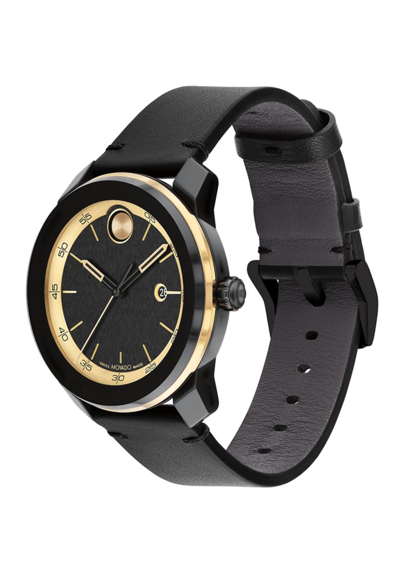 Mens Bold TR90 Gold Accent Watch