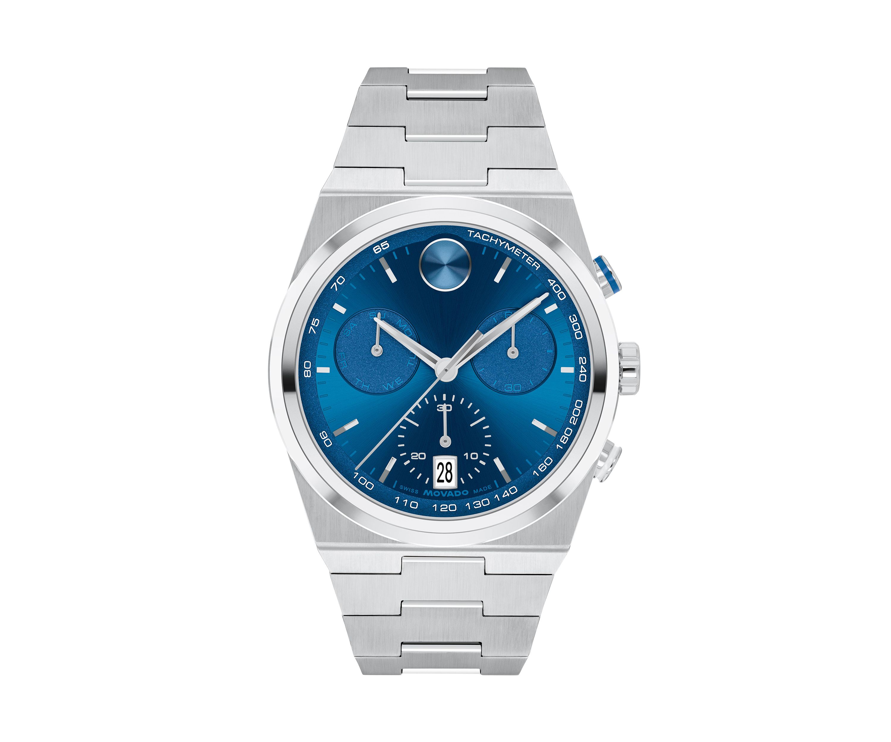Movado Bold Quest Chrono Blue Watch | Belk
