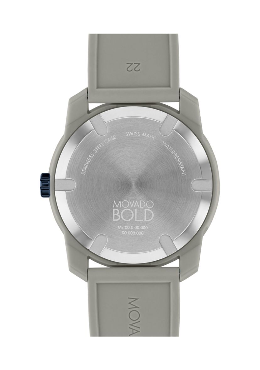 Mens Bold TR90 Gray Strap Watch