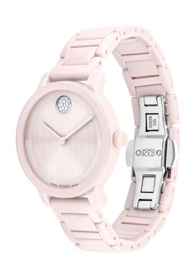 Movado Women's BOLD Evolution Watch, Pink -  0885997552899