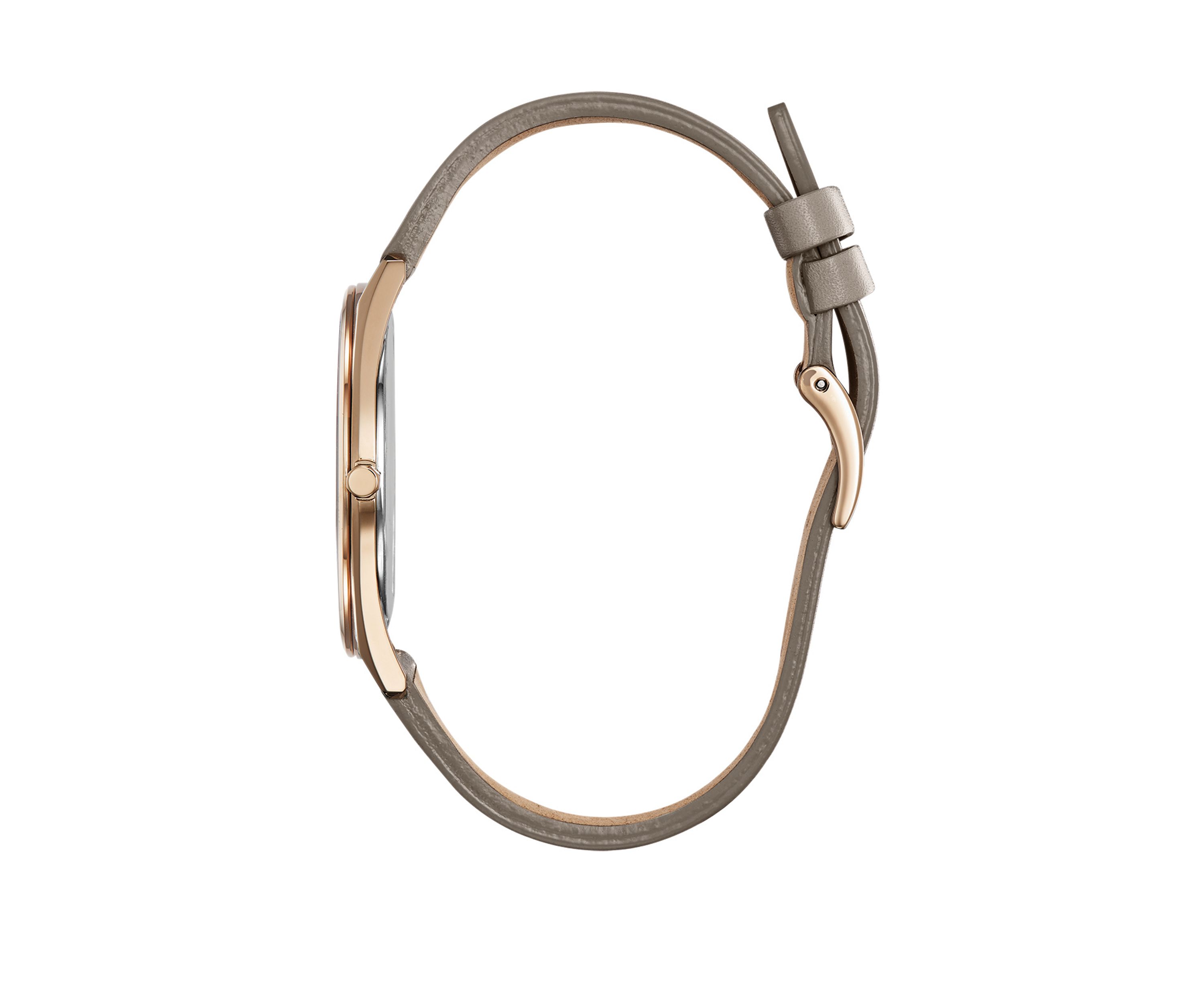 Eco Stiletto Taupe Leather Watch