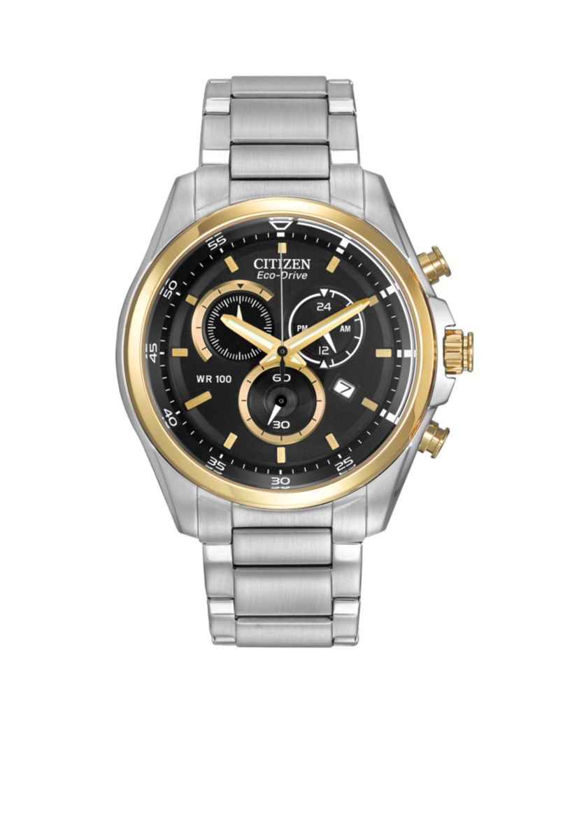 Eco-Drive Two-Tone Exclusive Chronograph Watch