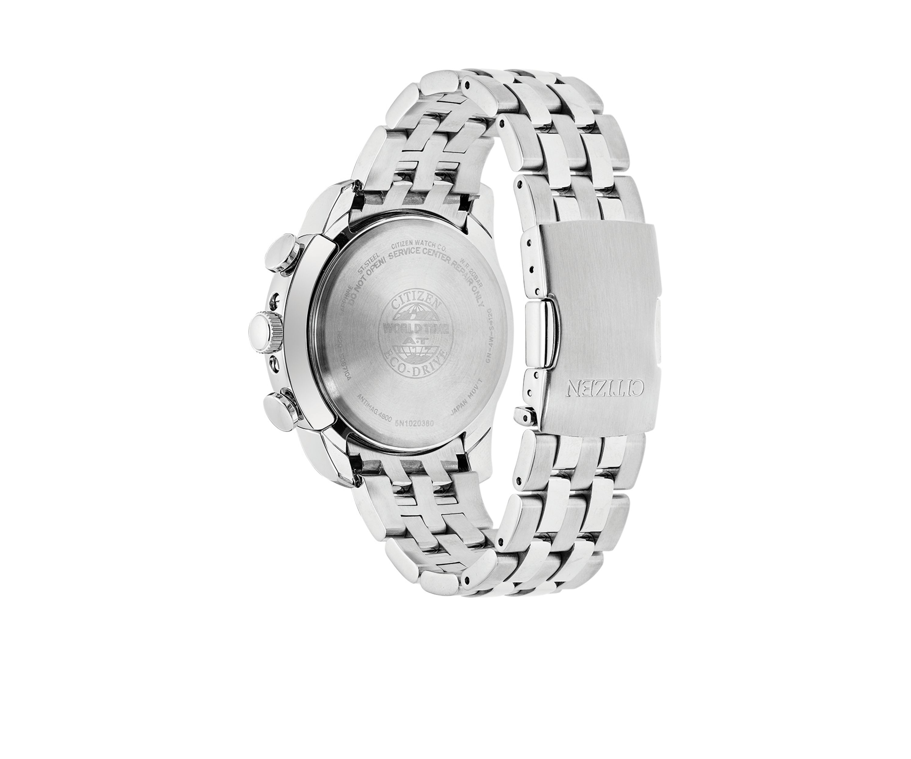 Eco-Drive Mens World Time A-T Watch
