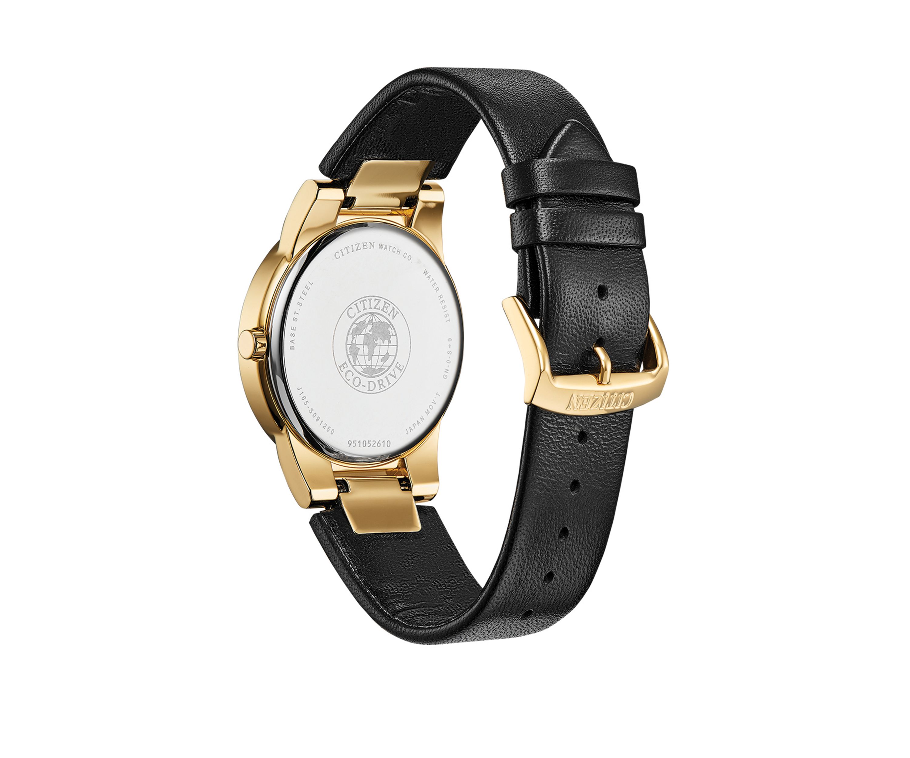 Mens Axiom Black Leather Strap watch