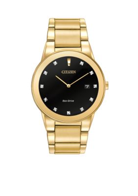 Citizen Eco-Drive Men's Gold-Tone Axiom Watch