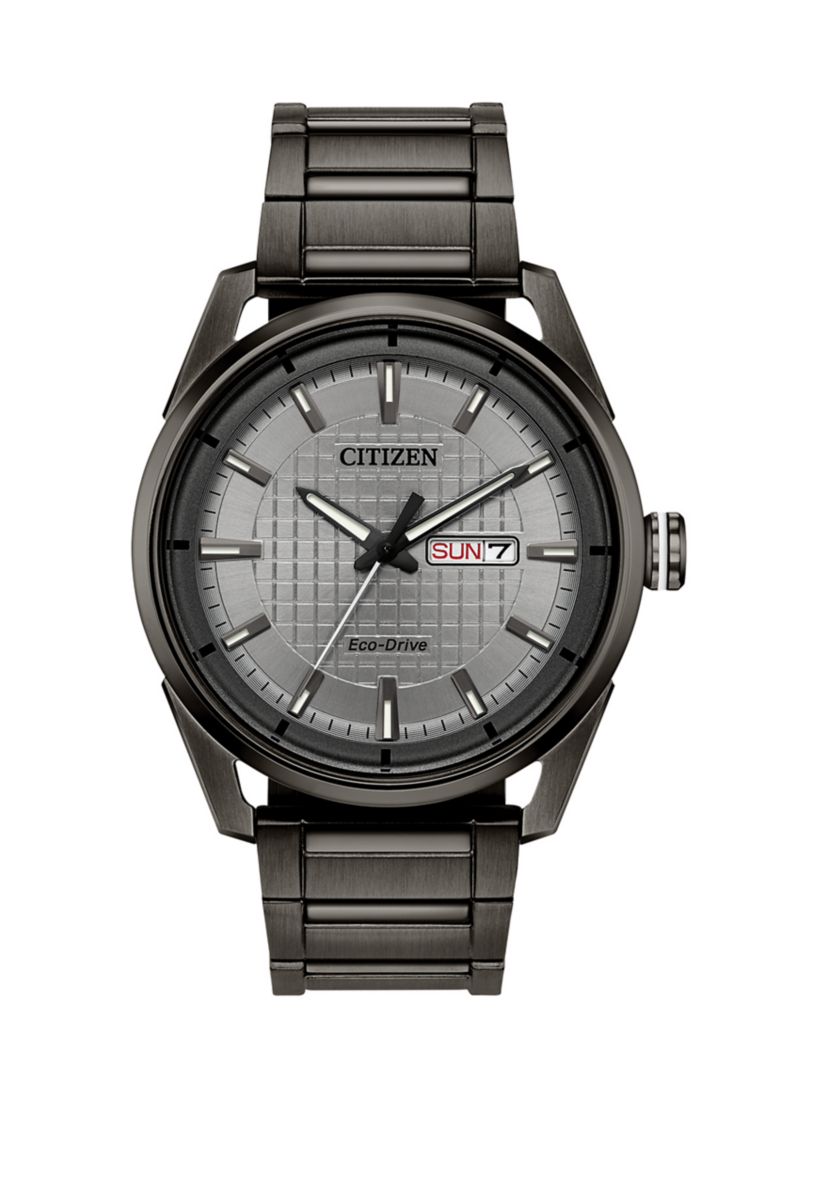 Mens Drive Gray Stainless Steel Bracelet Watch
