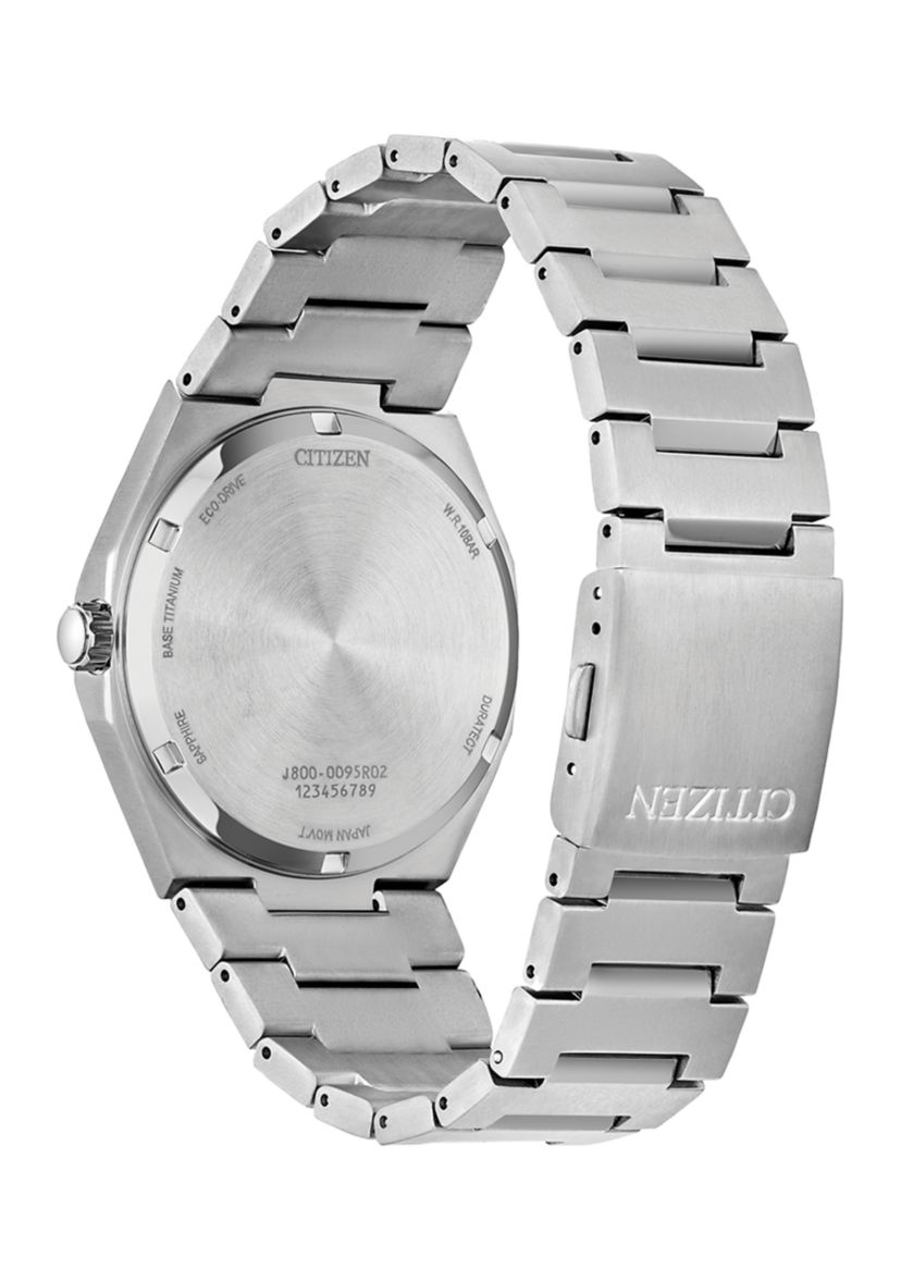 Citizen Mens  Zenshin Super Titanium Bracelet Watch 39.5 mm