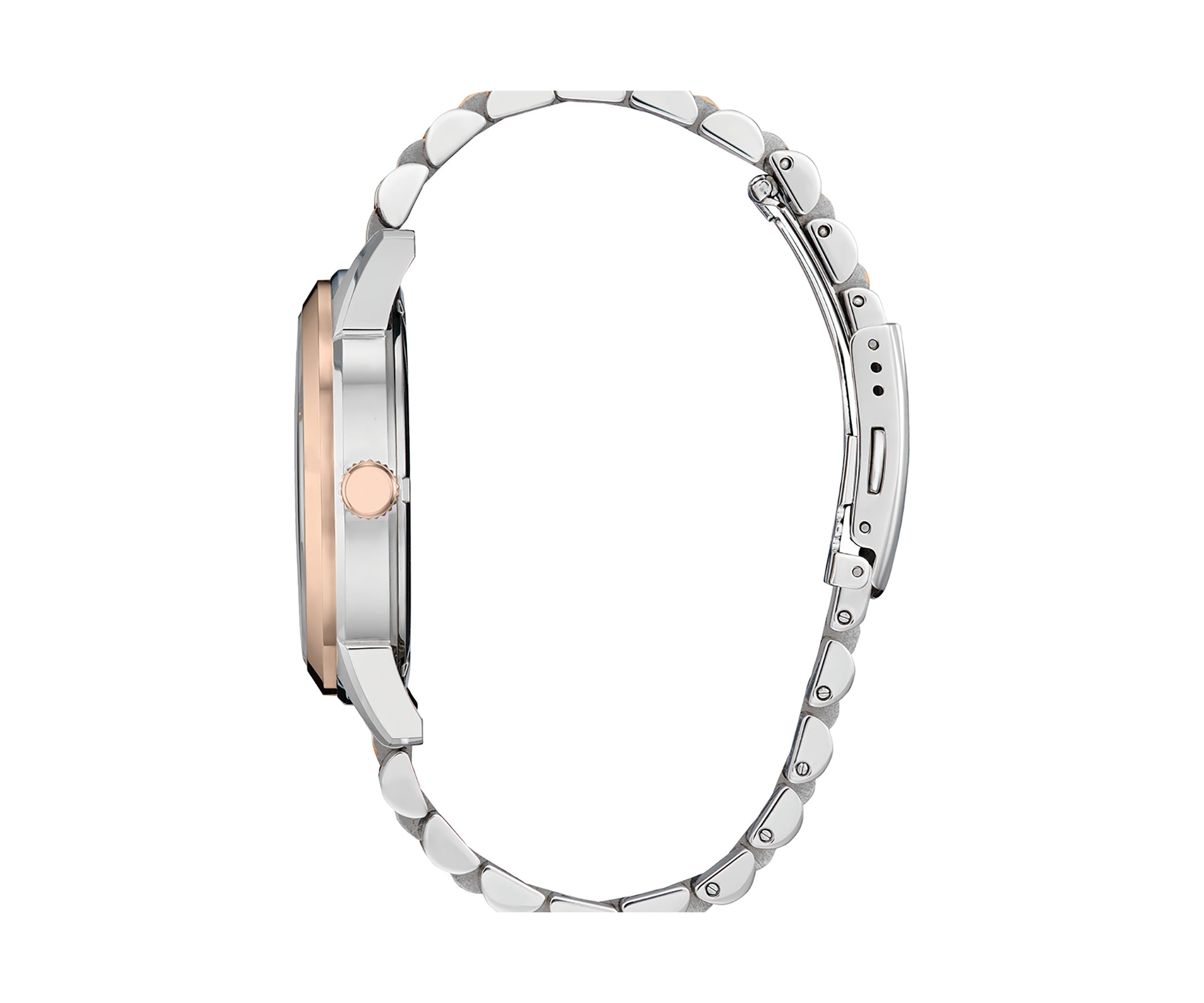 Mens Classic Rolan Two-Tone Bracelet Watch, 40.5 mm