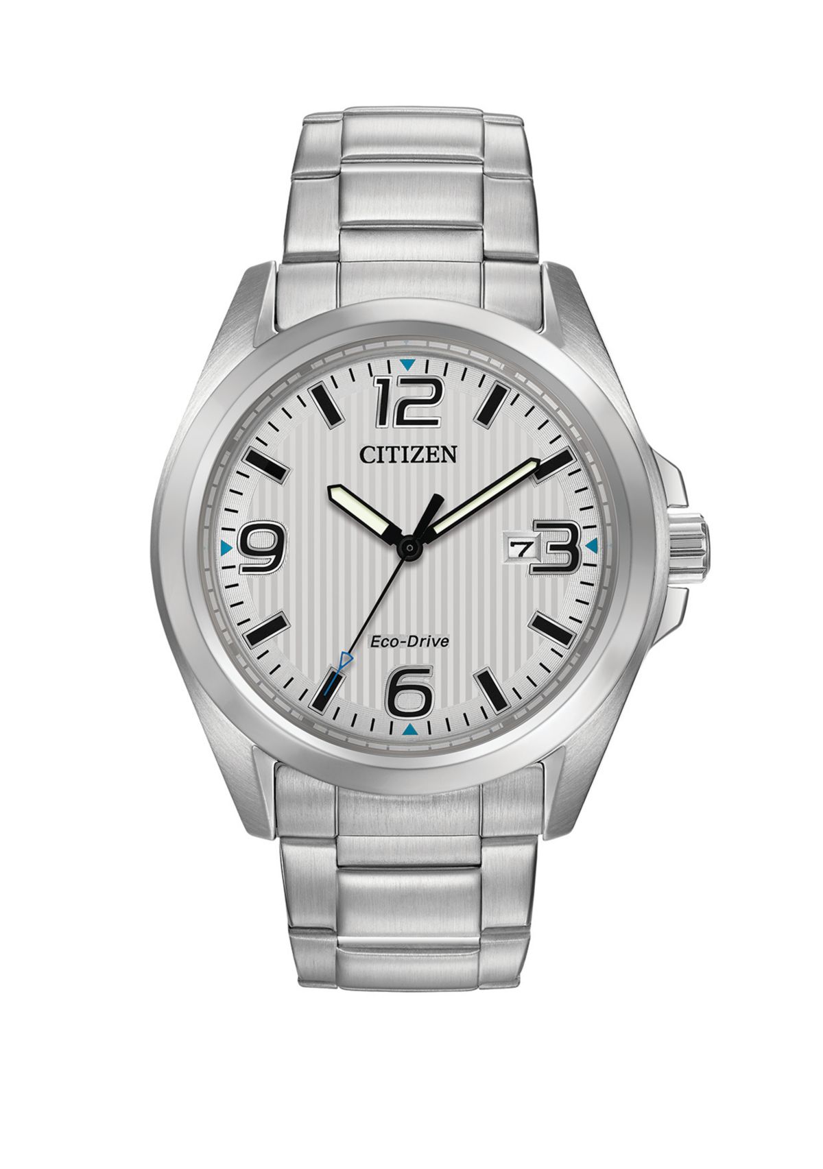 Garrison Mens Silver Tone Bracelet Watch