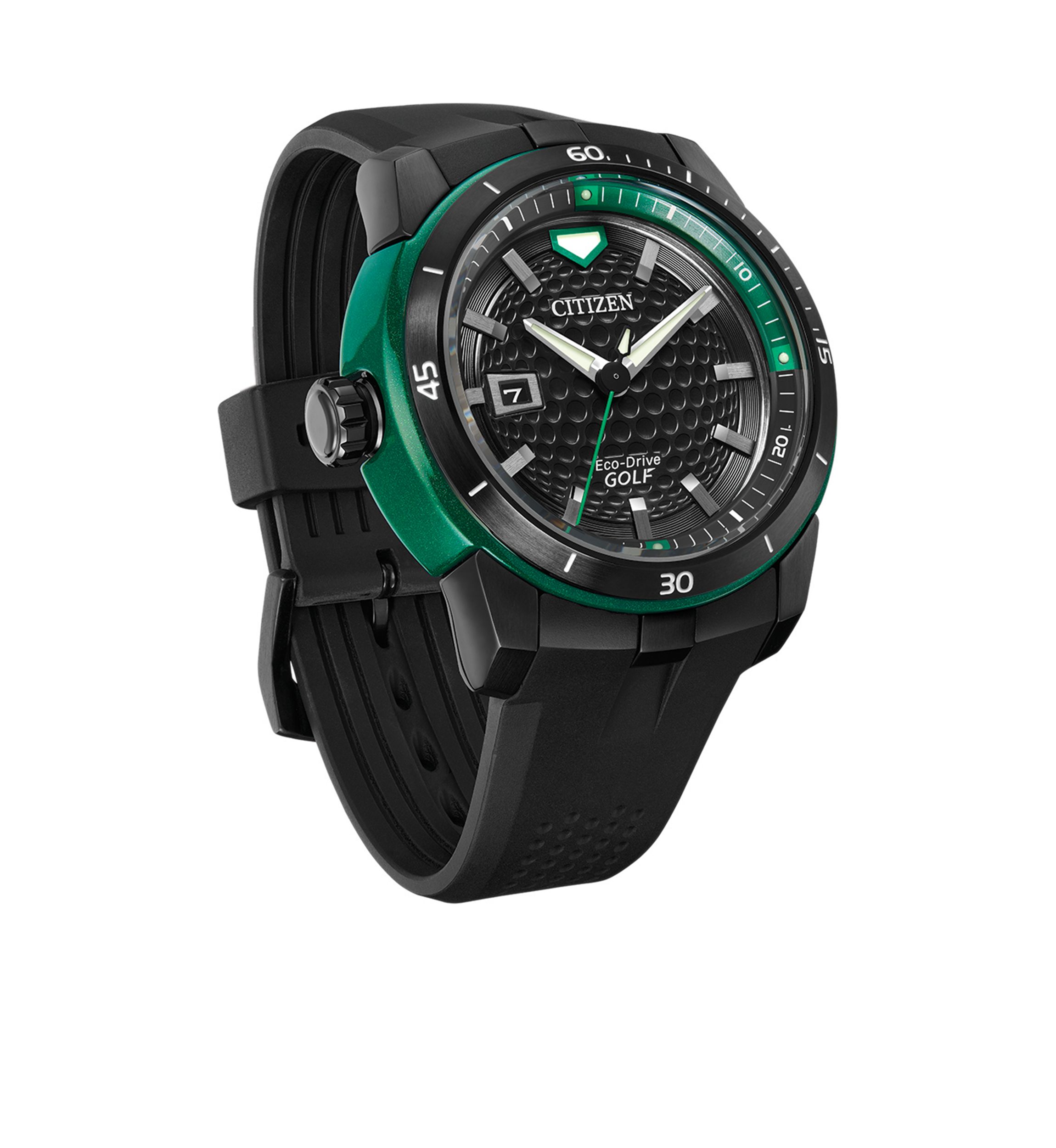 Mens Eco-Drive Golf Black Watch