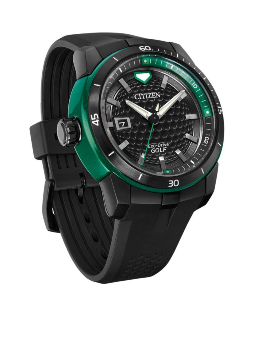 Mens Eco-Drive Golf Black Watch
