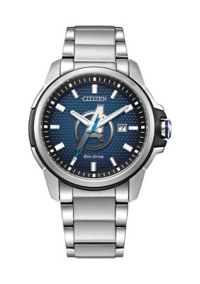 Citizen Men's Eco-Drive 45 Millimeter Marvel Avengers: Infinity Saga Silver-Tone Stainless Steel Bracelet Watch