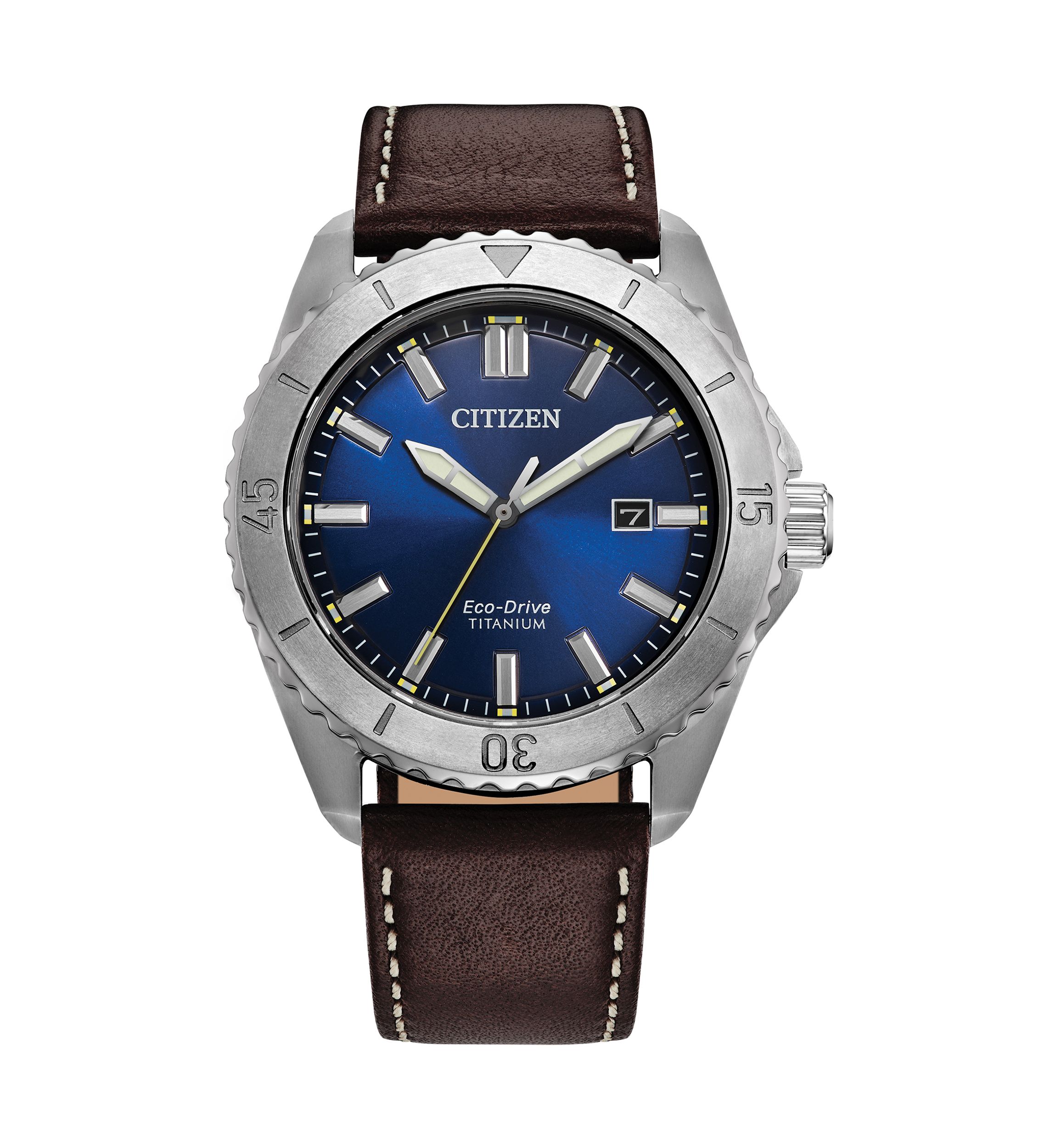 Mens Sport Casual Brycen Silver Tone Super Titanium Bracelet Watch 