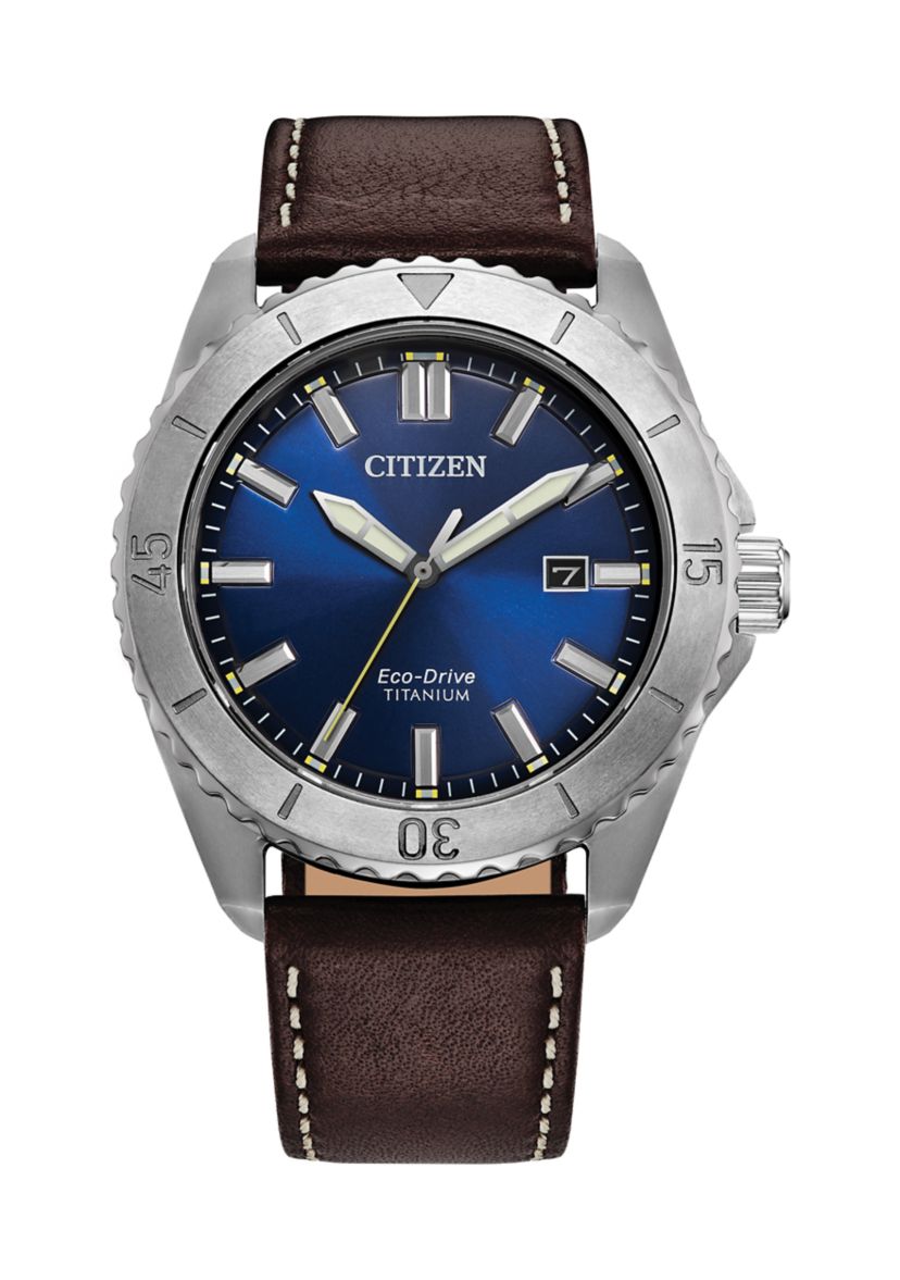 Mens Sport Casual Brycen Silver Tone Super Titanium Bracelet Watch 