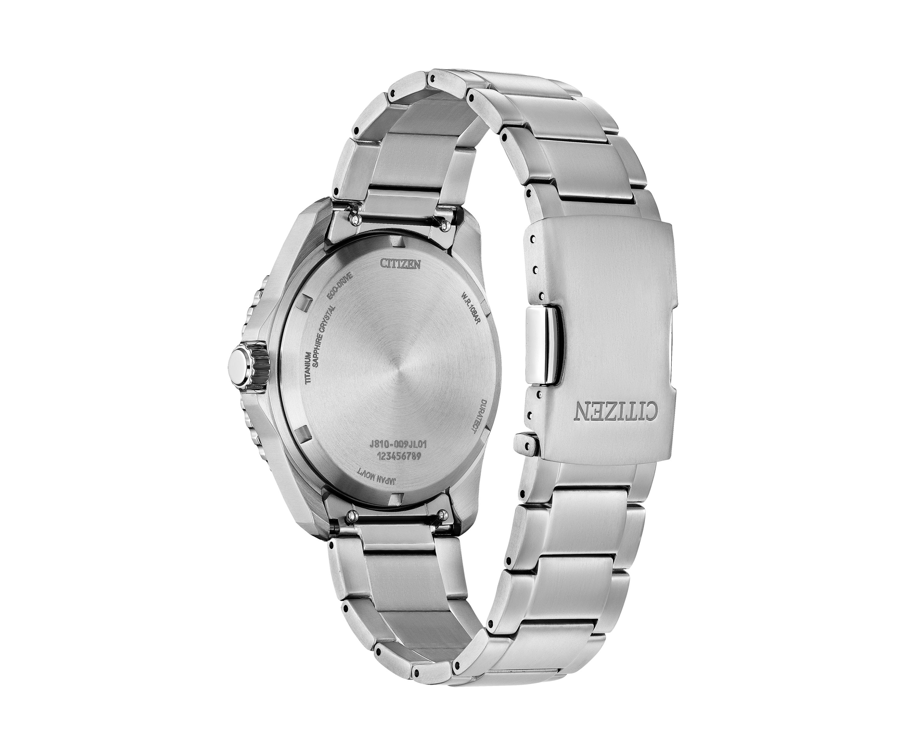 Mens Sport Casual Brycen Silver Tone Super Titanium Bracelet Watch 