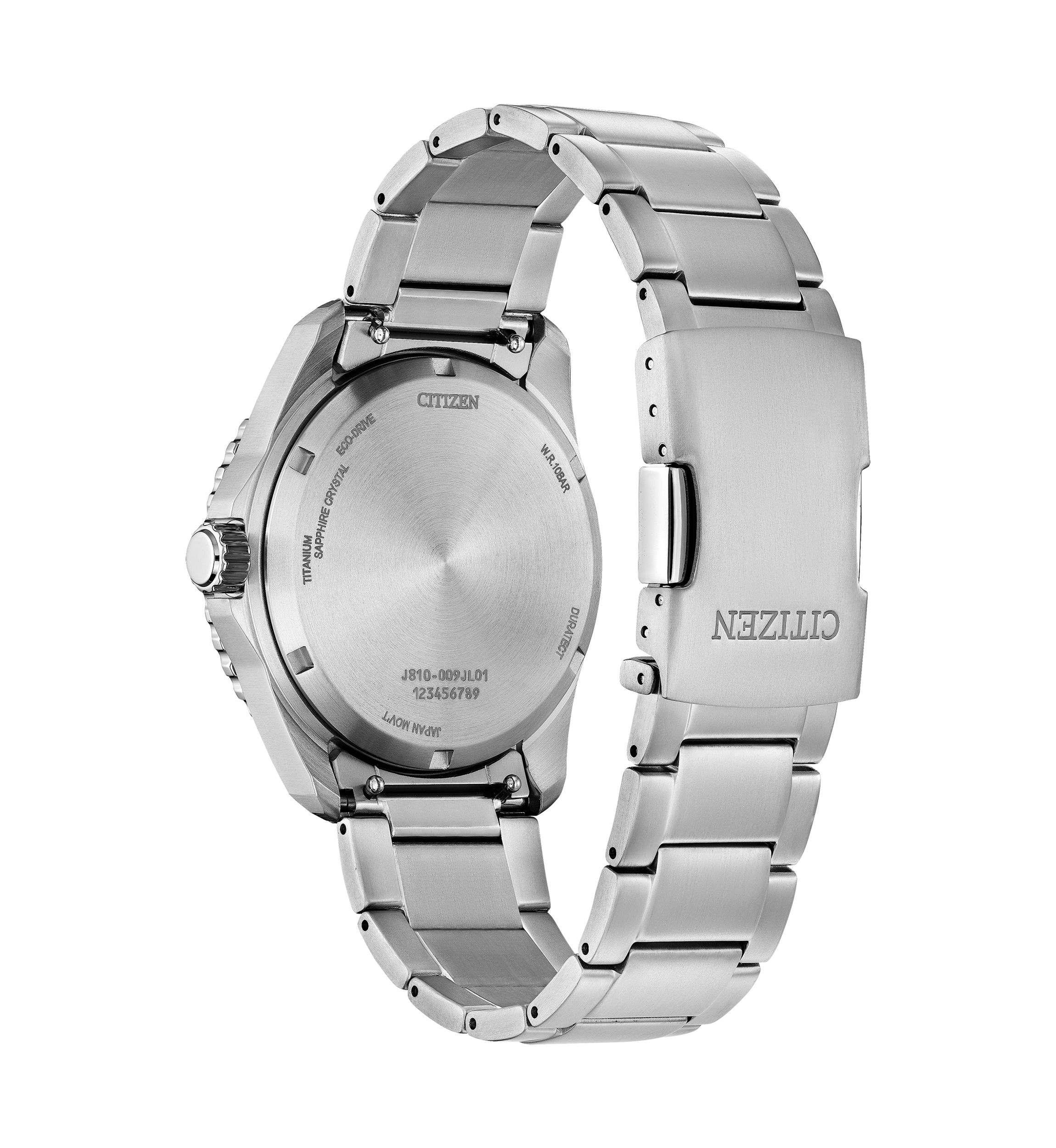 Mens Sport Casual Brycen Silver Tone Super Titanium Bracelet Watch