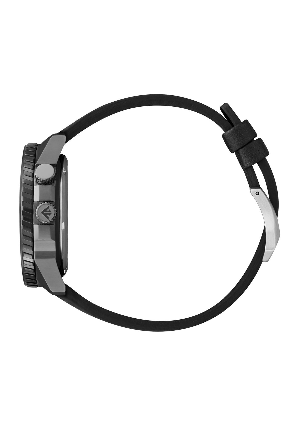 Eco-Drive Leather Stainless Steel Watch 