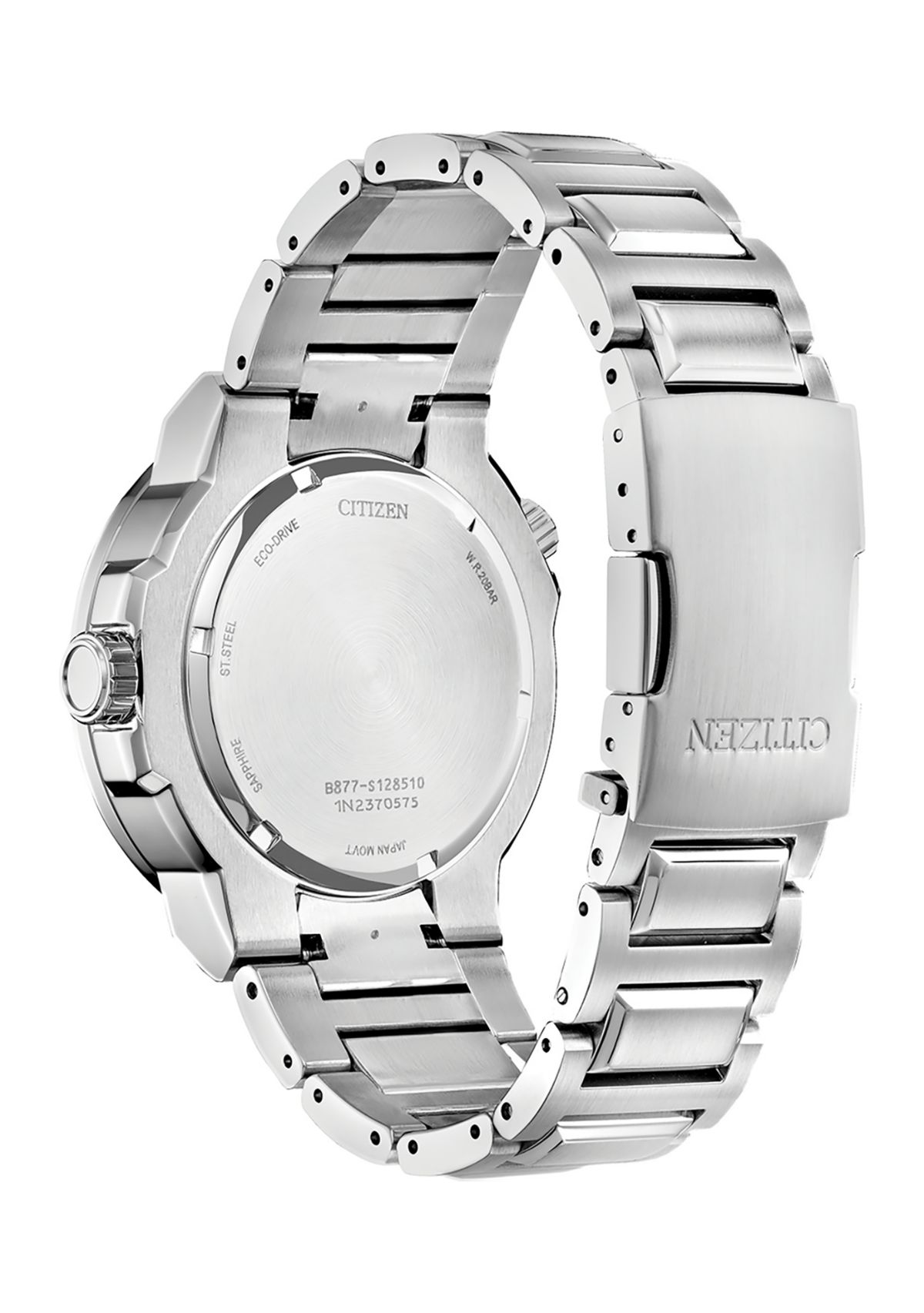 Mens Sport Luxury Endeavor Silver-Tone Stainless Steel Bracelet Watch