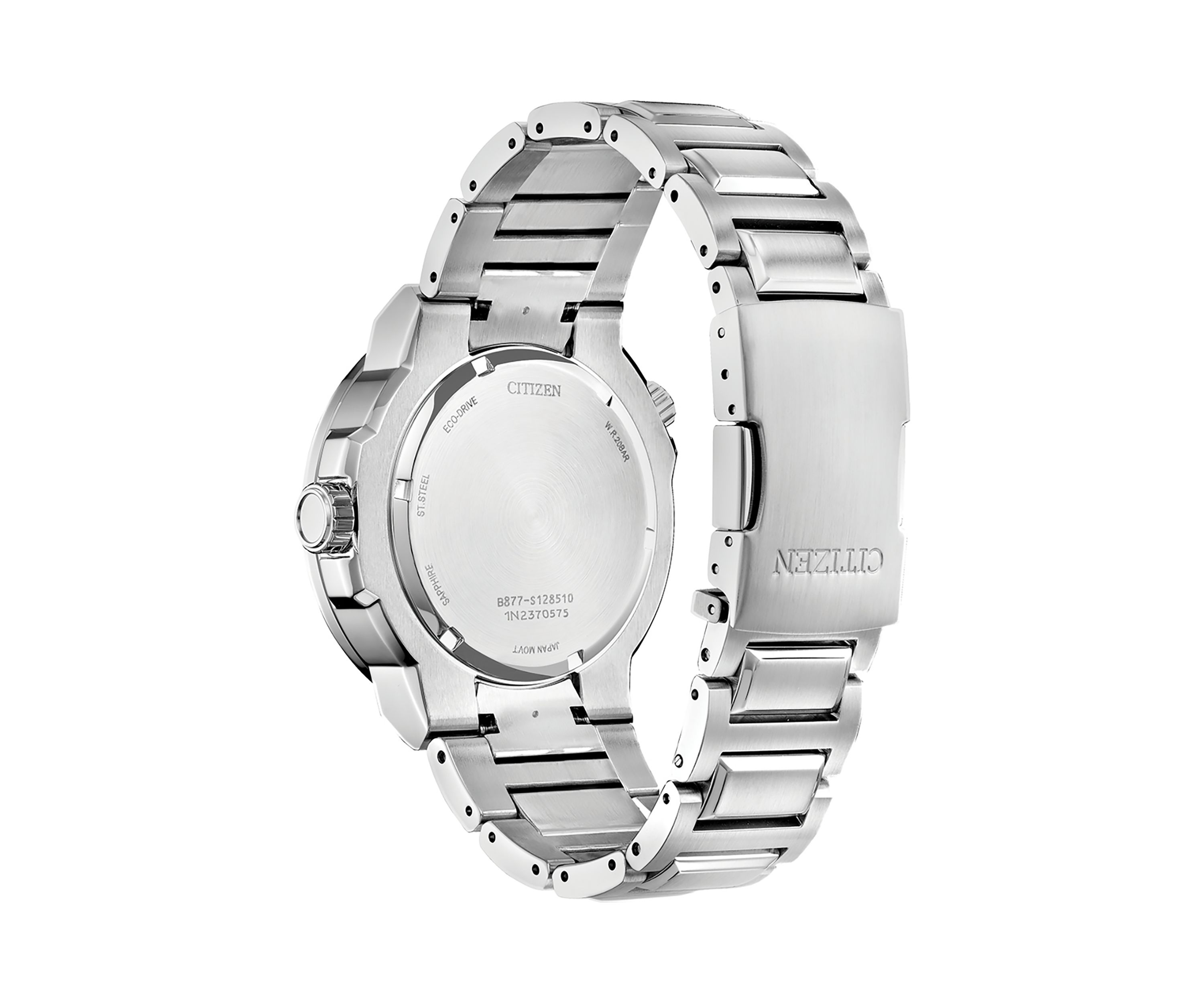 Mens Sport Luxury Endeavor Silver-Tone Stainless Steel Bracelet Watch
