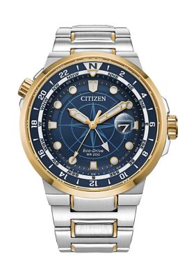 CITIZEN Men s Sport Luxury Endeavor Two Tone Stainless Steel