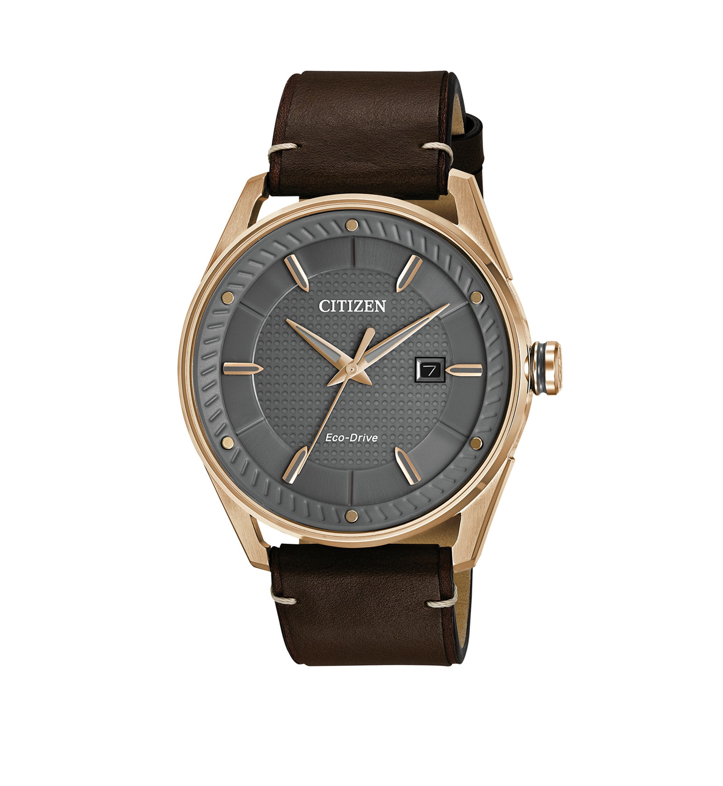 Drive Mens Brown Leather Strap Watch