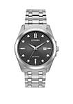 Mens Stainless Steel Eco Drive Corso Bracelet Watch 41 mm