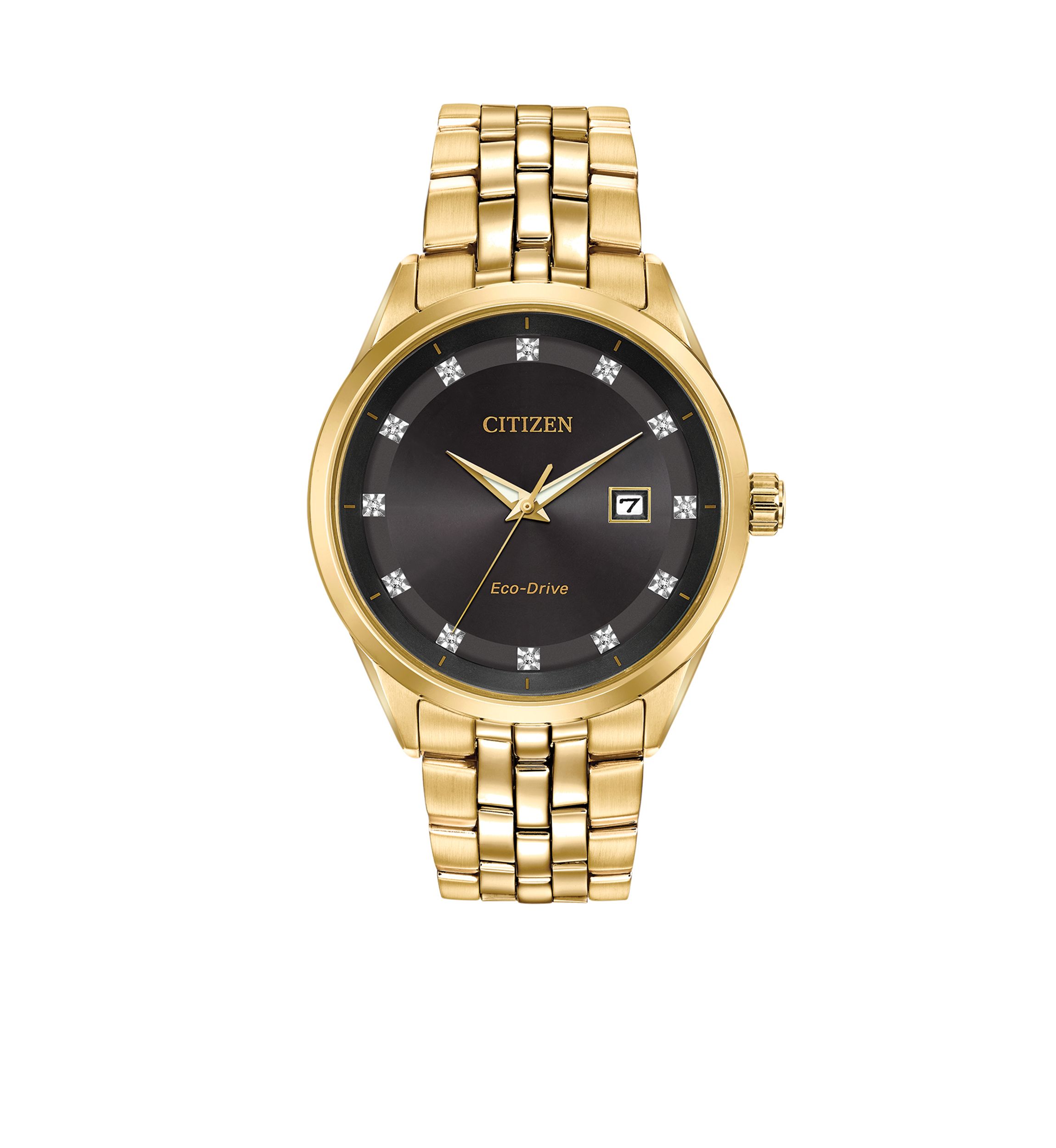 Mens Corso Gold-Tone Stainless Steel Watch With Date