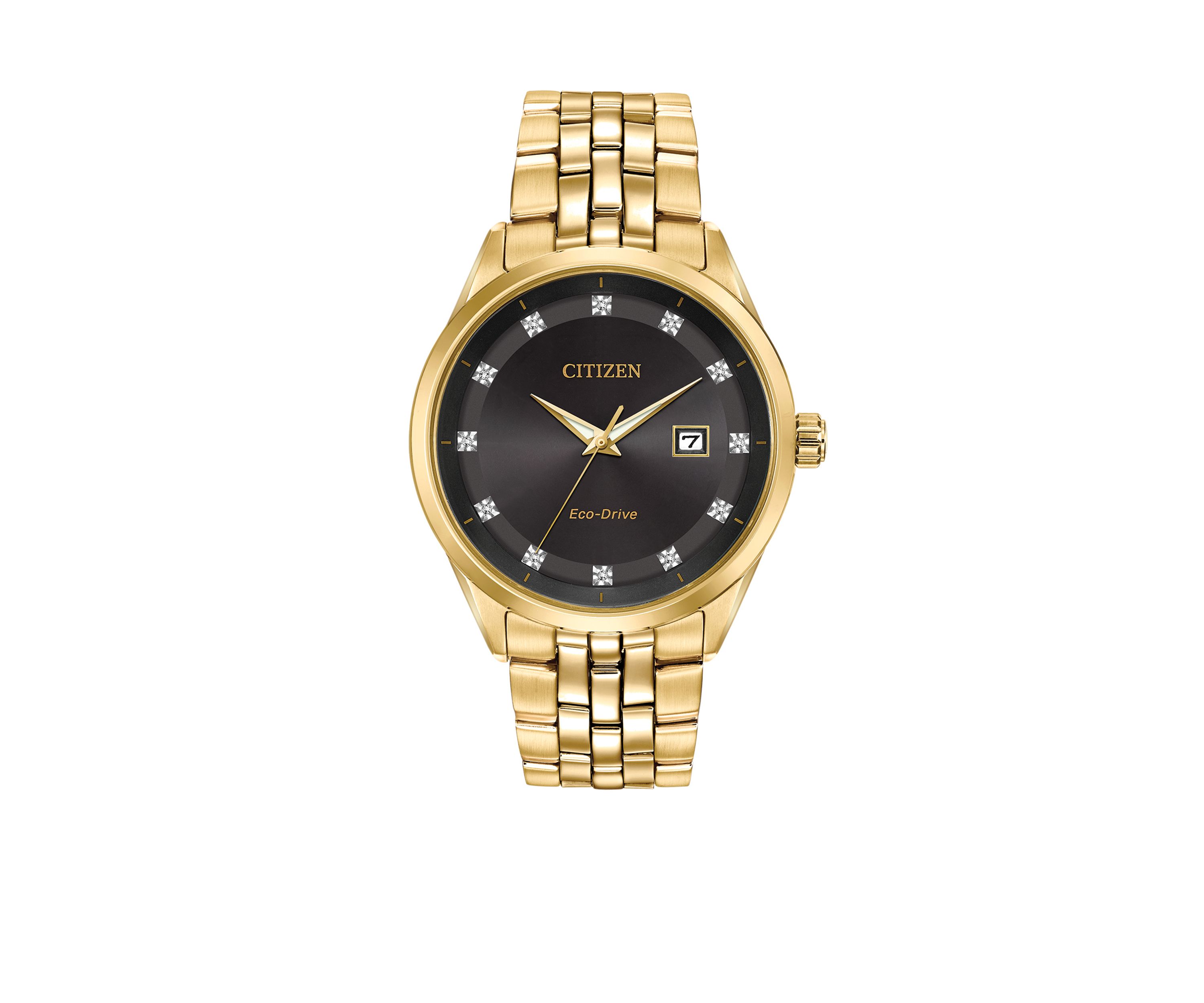 Mens Corso Gold-Tone Stainless Steel Watch With Date