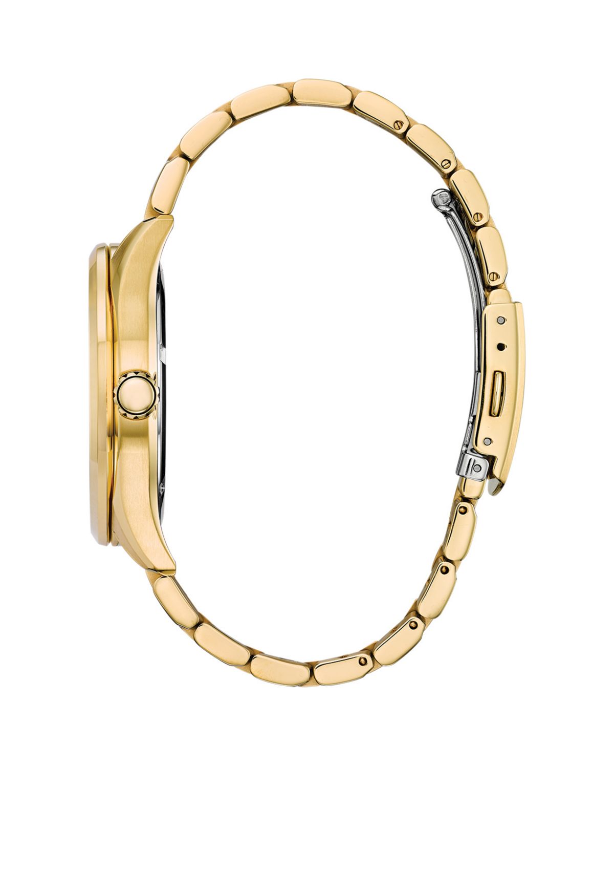 Mens Corso Gold-Tone Stainless Steel Watch With Date